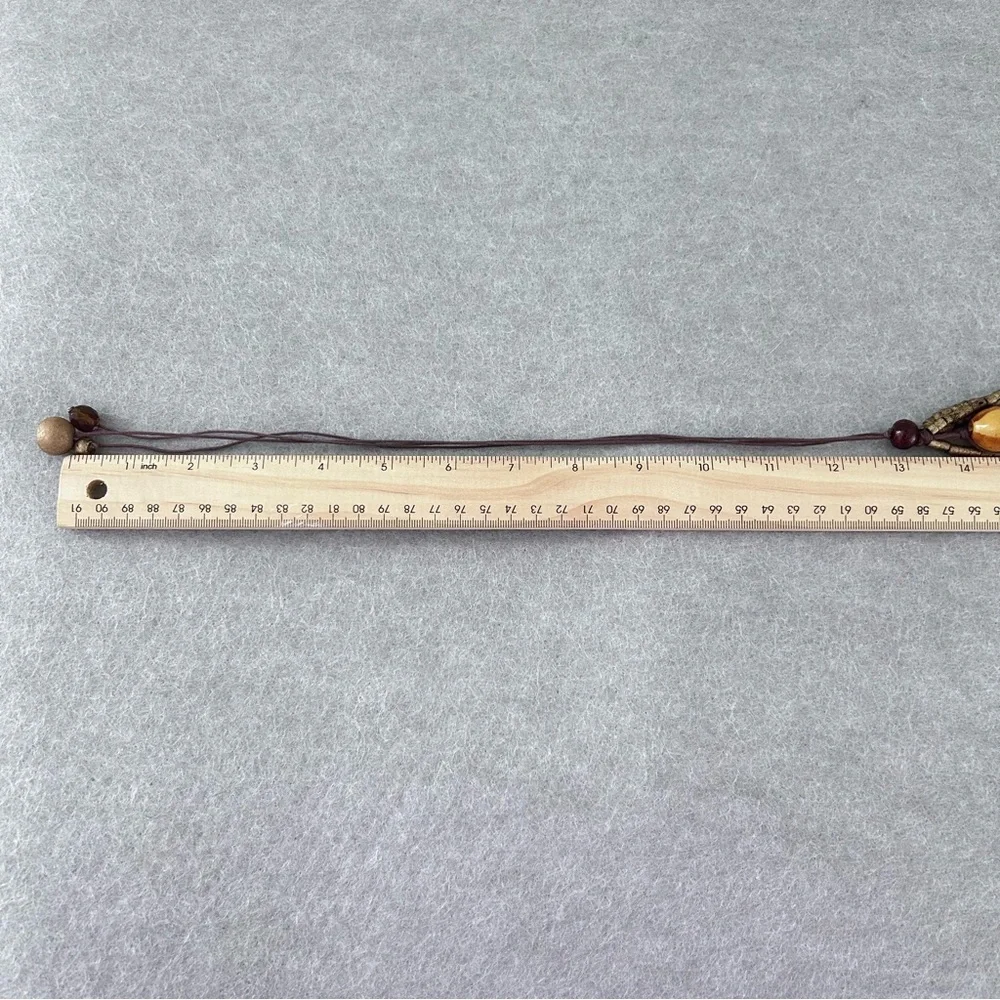 Chico’s Beaded Belt Tie Back Boho Size S/M